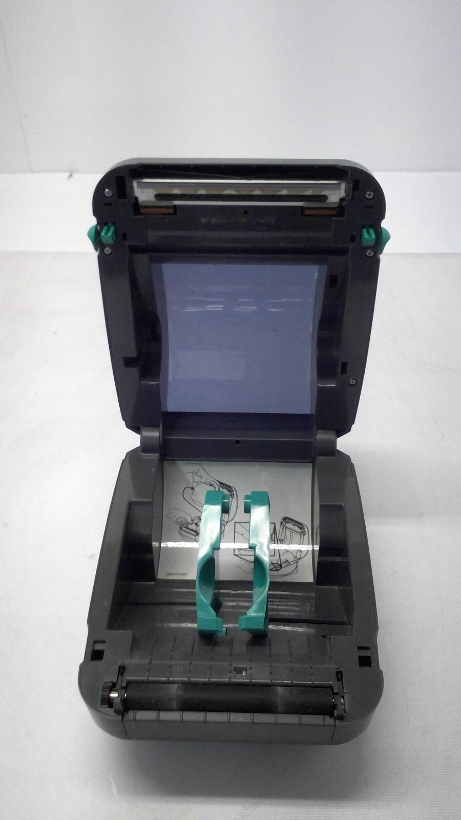 Zebra GK420d Thermal USB Label Printer GK42-202210-000 Missing Back Panel