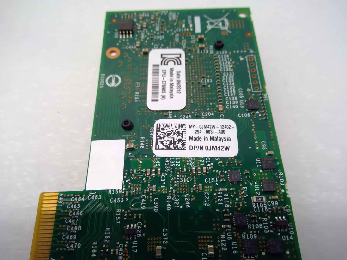 DELL INTEL 0JM42W 10GB DUAL PORT ETHERNET SERVER ADAPTER  X520-T2