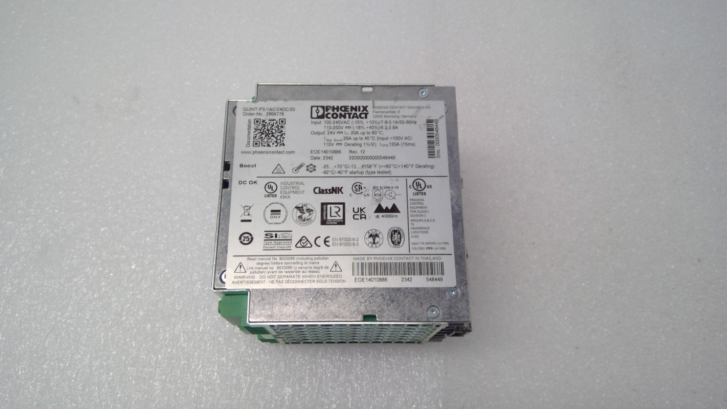 Phoenix Contact 2866776 QUINT-PS/1AC/24DC/20 Netzteil