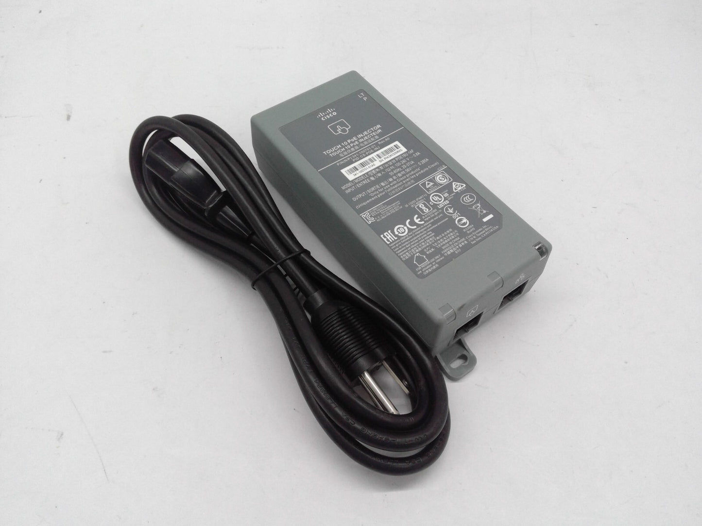 Cisco 341-100701-01 Touch 10 PoE Injector CS-POE-INJ W/Power Cord