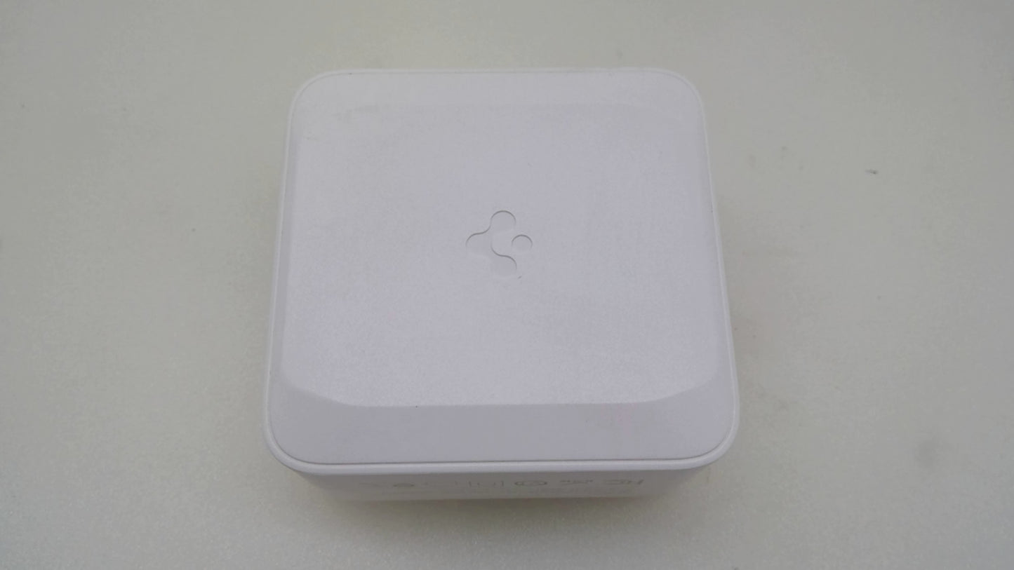 Spigen PE2008UL 100W Dual USB-C GaN Charger White for MacBook Dell HP Lenovo