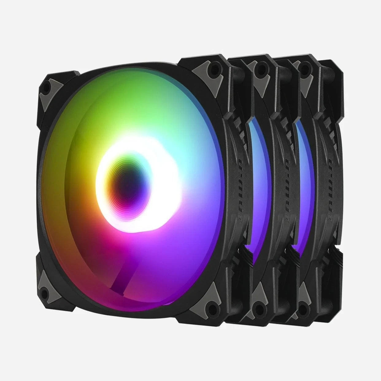 InWin Neptune AN120 120mm PWM ARGB Silent static pressure Fans Triple Pack