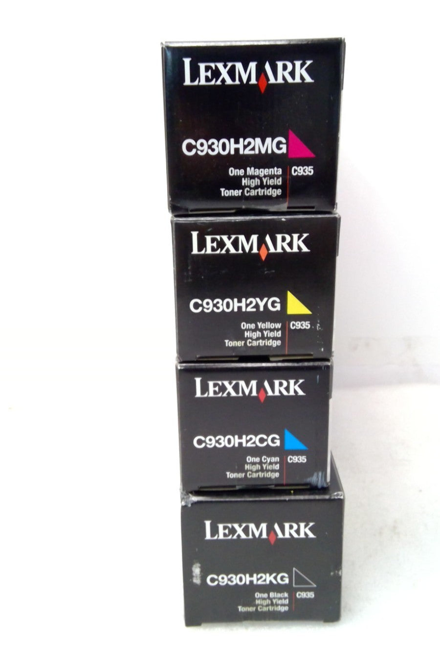 4 X New Genuine Lexmark C935 Color Toner C930H2KG C930H2MG C930H2YG C930H2CG