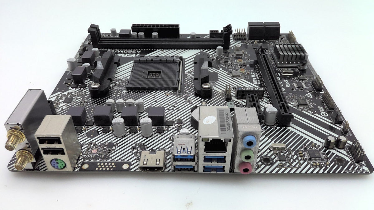 ASRock A320M/ac MicroATX AMD Socket AM4 DDR4 SDRAM Motherboard HDMI M.2