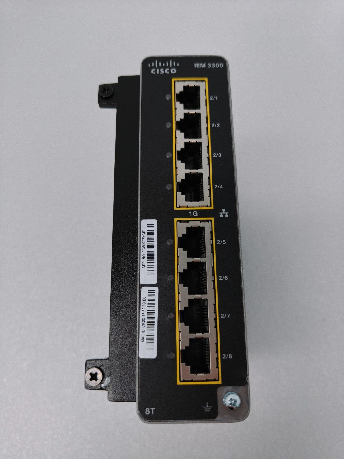 Cisco Catalyst IE3300 Rugged 8Port GE Copper Expansion Switch IEM-3300-8T *READ*
