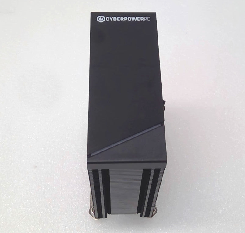 CYBERPOWER Black CPU Cooler 4 Heat Pipe Tower w/ AMD Adjustable Mounting Bracket