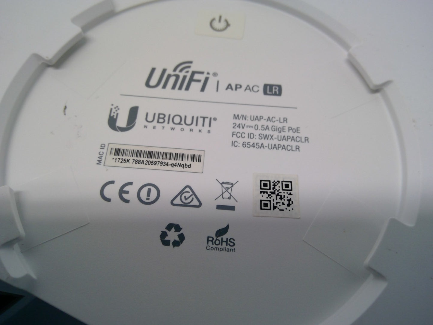 Ubiquiti UAP-AC-LR UniFi AP AC Long Range Wireless Access Point