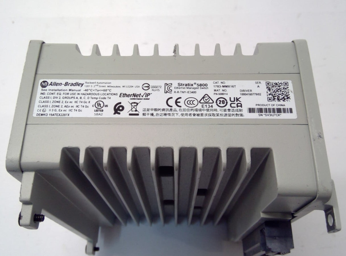 Allen-Bradley Stratix 5800 1783-MMX16T Expansion Module 16 copper 100/1000 ports