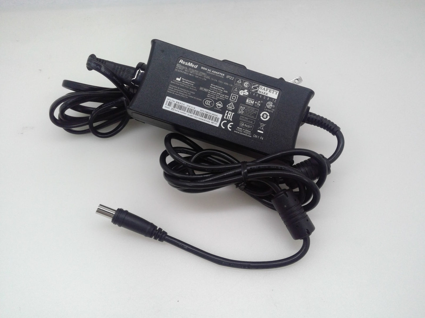 ResMed Model 370001 90W AC Power Supply Plug Adapter AirSense 10 & AirCurve 10
