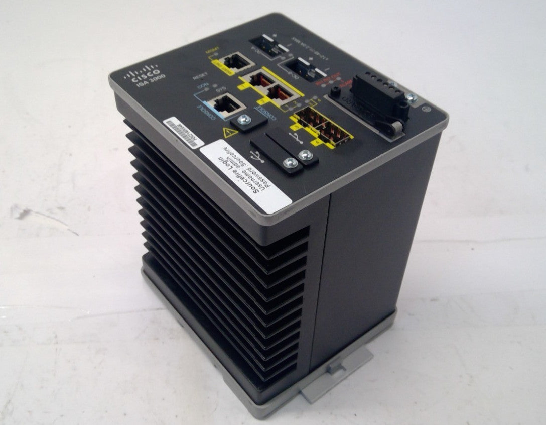 Cisco ISA-3000-2C2F-K9 ruggedized industrial security appliance Switch*READ*