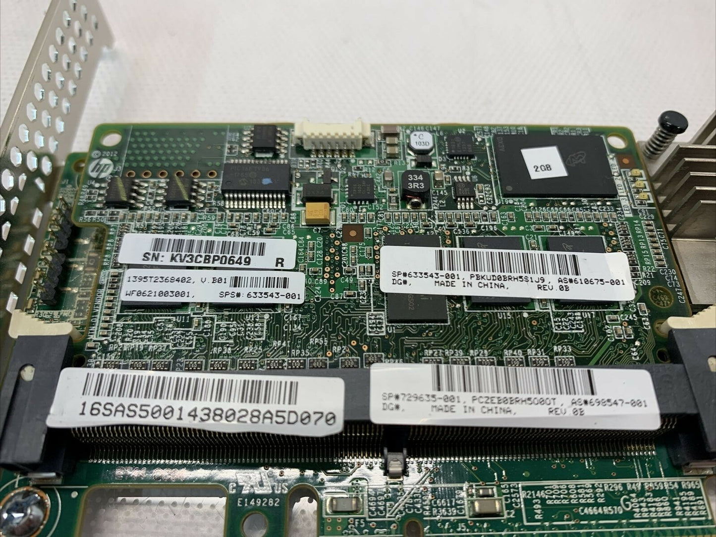 HP P430 Smart Array 6Gb/s SAS Raid Controller Card FBWC W/ 2Gb Cache 698529-B21