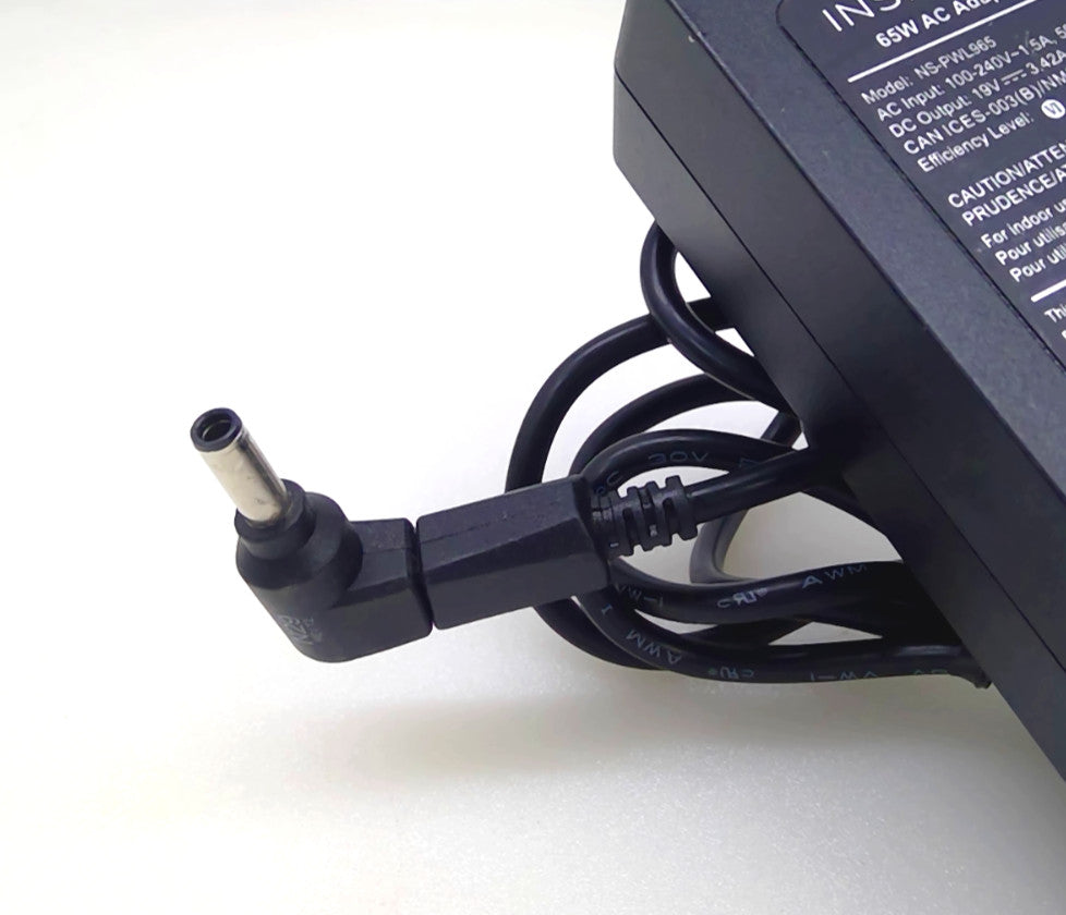 Insignia NS-PWL965 65W AC Adapter 19V 3.42A Power Supply w/ AC Cord