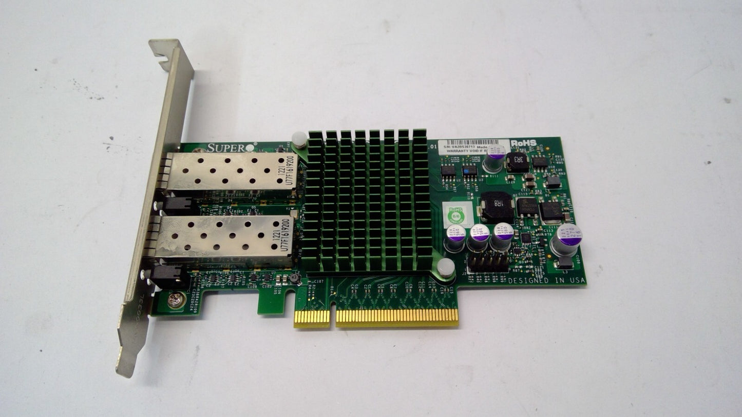 Supermicro AOC-STGN-i2S  Dual Port 10G SFP+ PCl-e NIC Intel 82599 X520-DA2 CARD