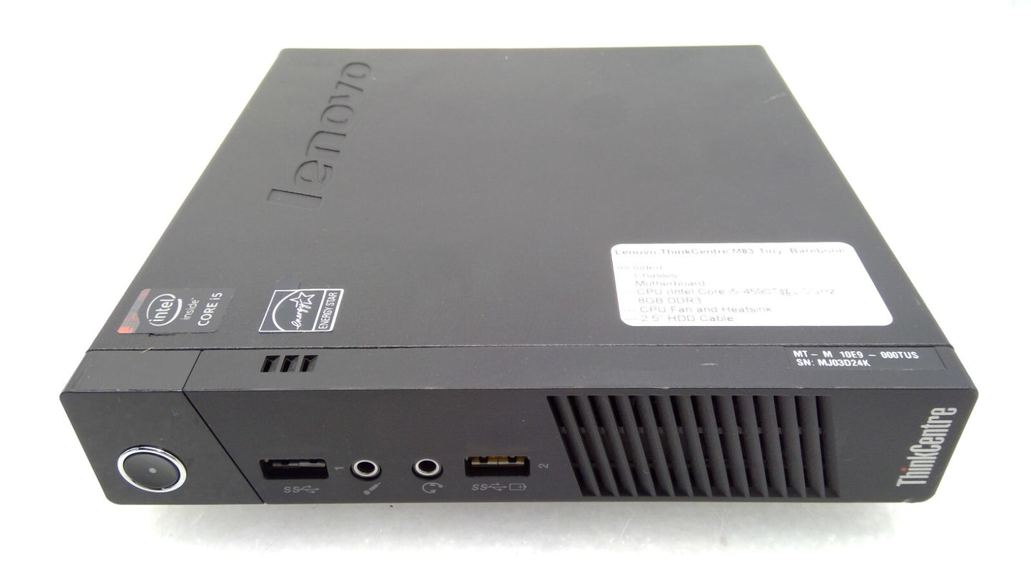 Lenovo ThinkCentre M83 Tiny i5-4590T@2.0GHz 8GB DDR3 No HDD/ Barebone