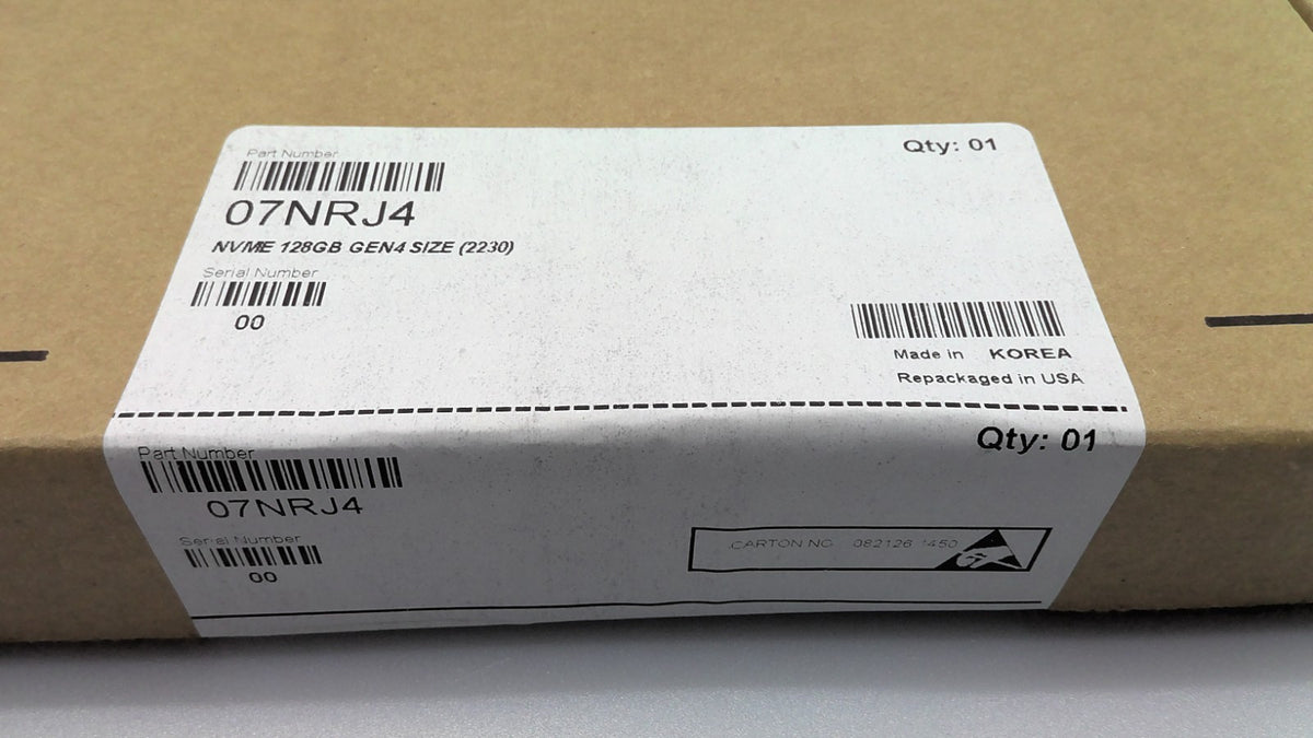 New Dell 7NRJ4 07NRJ4 Samsung MZ-9LQ128C PM991a NVME 128GB Gen4 SSD