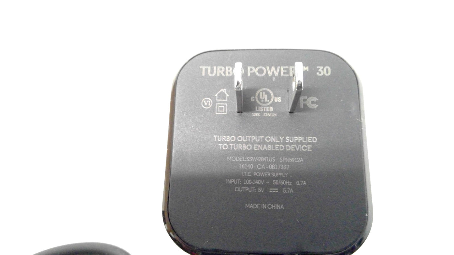 Motorola USB-C Wall Plug Cell Phone 30W Fast Charger TurboPower 30 SPN5912A