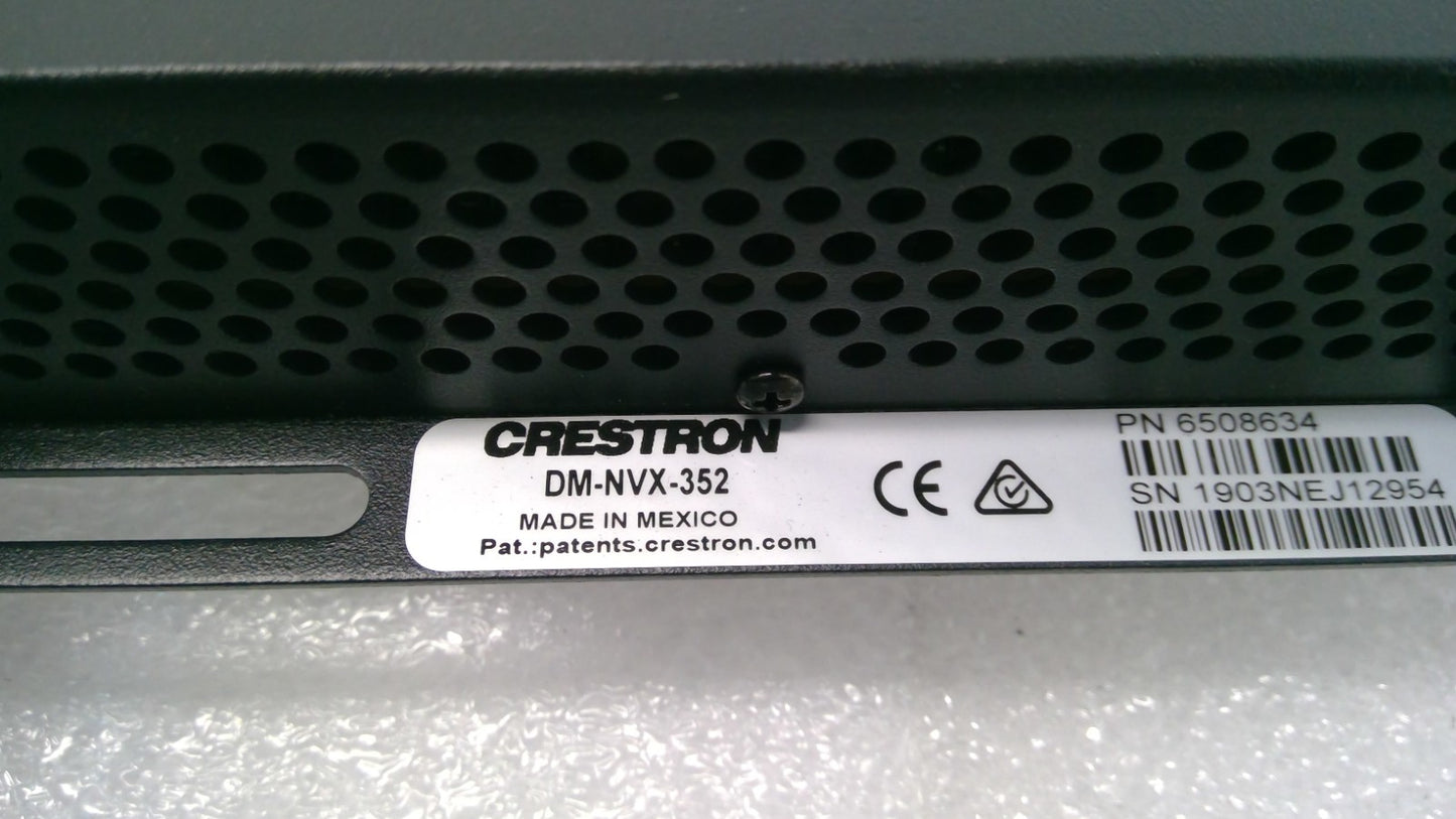 CRESTRON DM-NVX-352 6508634 DM 4K NETWORK VIDEO ENDPOINT WITH DANTE AUDIO