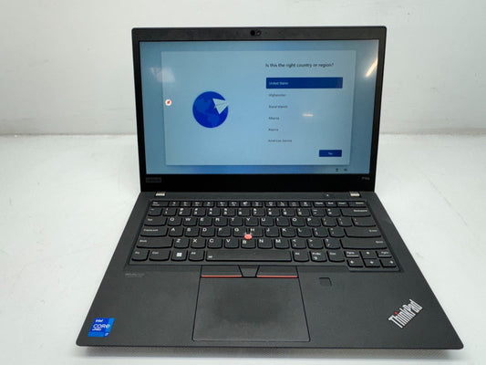 Lenovo ThinkPad P14s Gen2 14" Intel i7-1185G7@3.0GHz 16GB 256G w/AC Win11 **READ