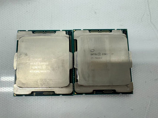 Lot of 2 Intel Core i7-7820X SR3L5 Desktop Processor 3.6GHz, 8-Core Tested