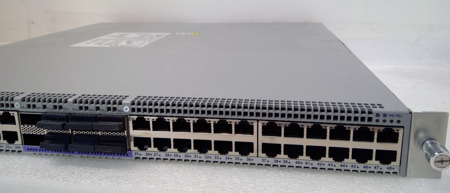 Arista DCS-7050TX3-48C8-F 48x 10G-T & 8x QSFP100 Network Switch 7050X3 Series