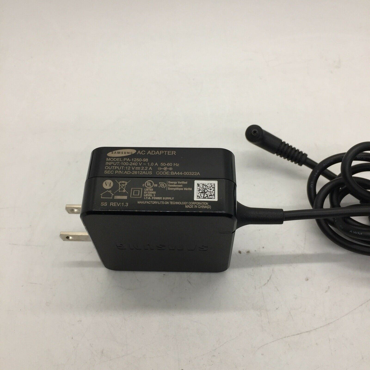 OEM Genuine Samsung Chromebook Charger AC Adapter  PA-1250-98 AD-2612AUS