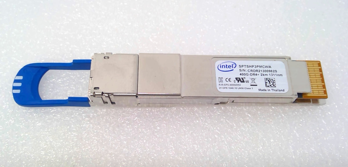 INTEL QSFP-DD 400G DR4+ SPTSHP3PMCWA 2KM 1311nm Fiber Optic Transceiver Module