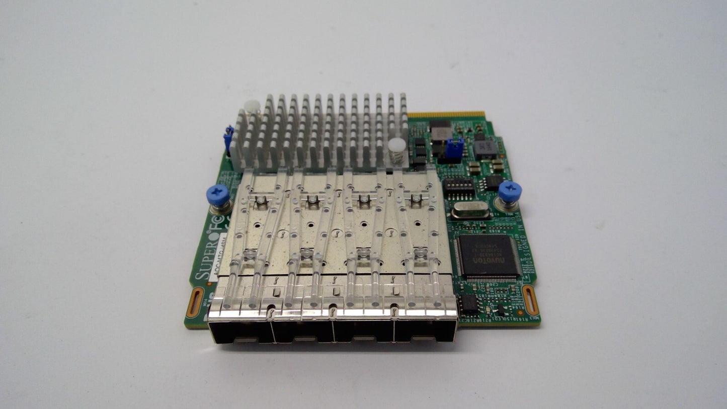 Supermicro AOC-MTG-i4SM SIOM Quad Port SFP+ PCIe Ethernet Adapter