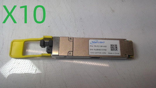 LOT OF 10 Inno Light TR-FC13P-H00 100G QSFP28 cGR4 Transceiver