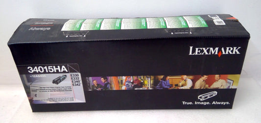 Genuine Lexmark 34015HA Black Toner Cartridge E330 E332 E340 E342