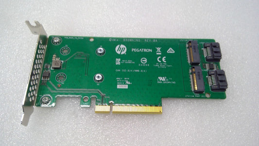HPE 759505-001 Dual Drive PCIe Riser Card SATA M.2 759238-001 LOW
