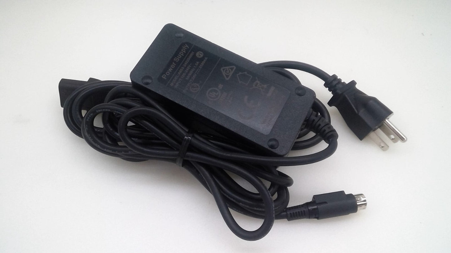 Power Supply 24V 2.5A AC Adapter A653-2402500DI For Printer with 3 pin Charger