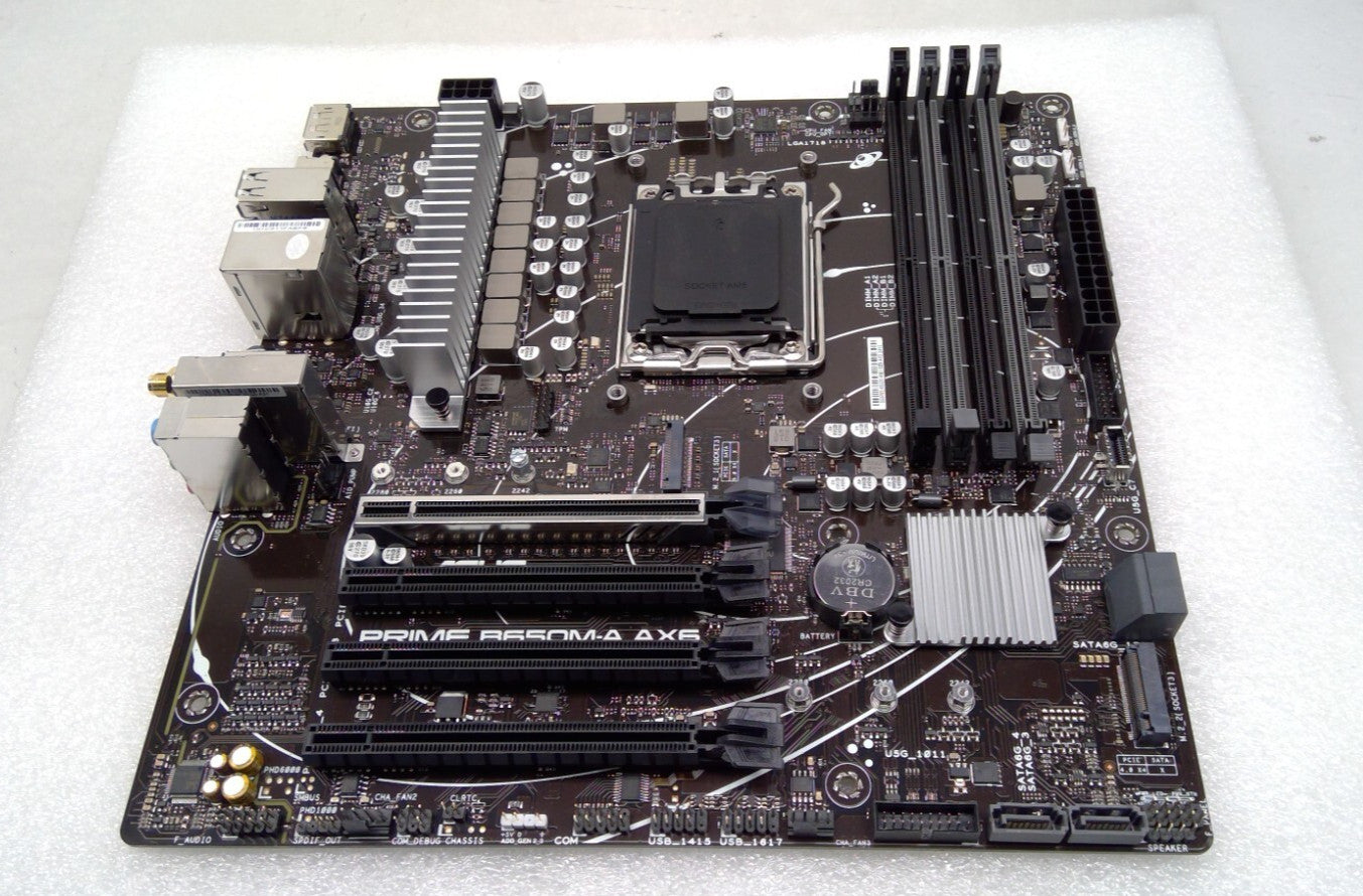 ASUS PRIME B650M-A AX6 AMD AM5 MicroATX Desktop Motherboard