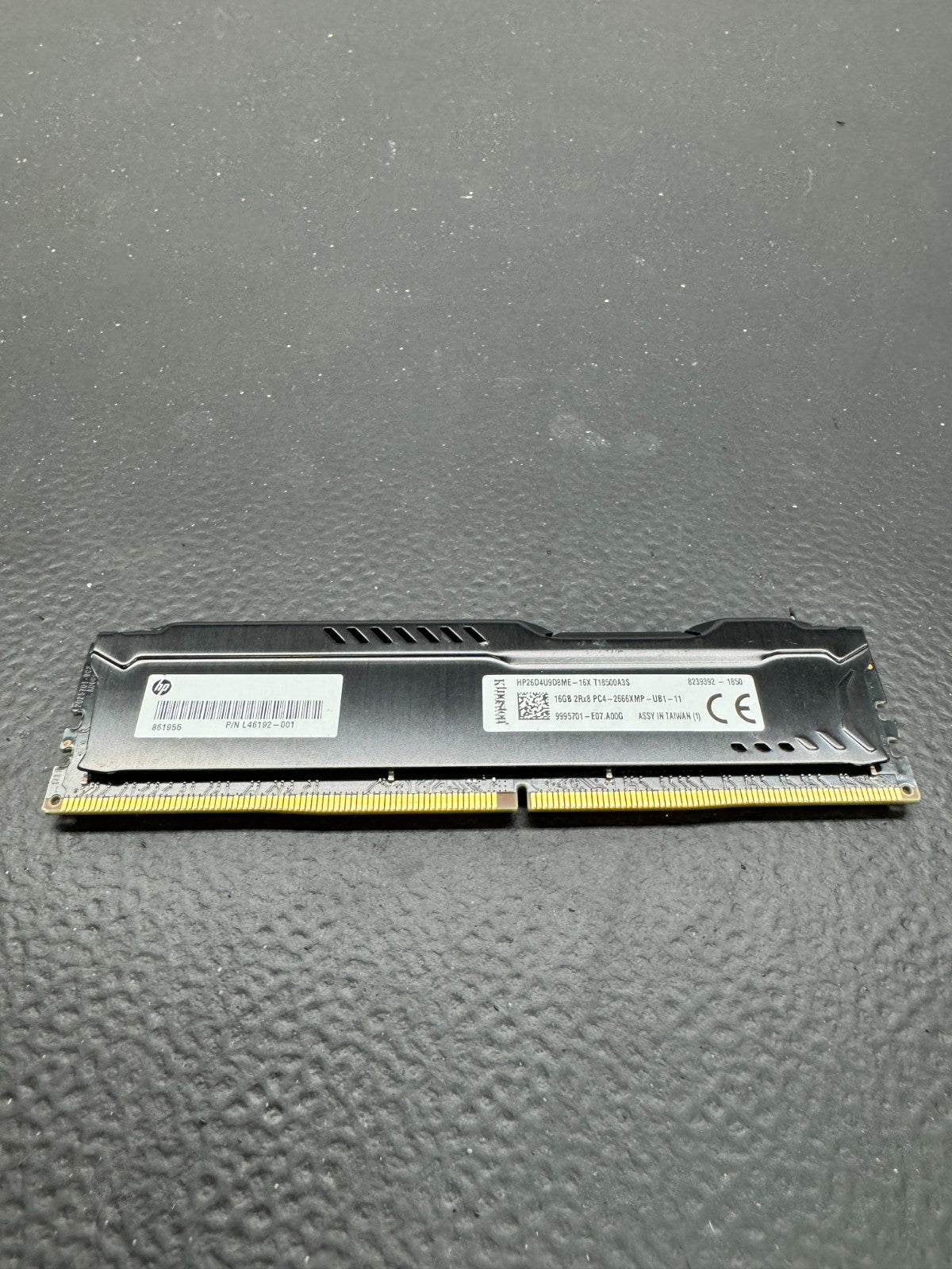 Kingston Fury 16GB DDR4 2666MHz Desktop Memory RAM HP26D4U9D8ME