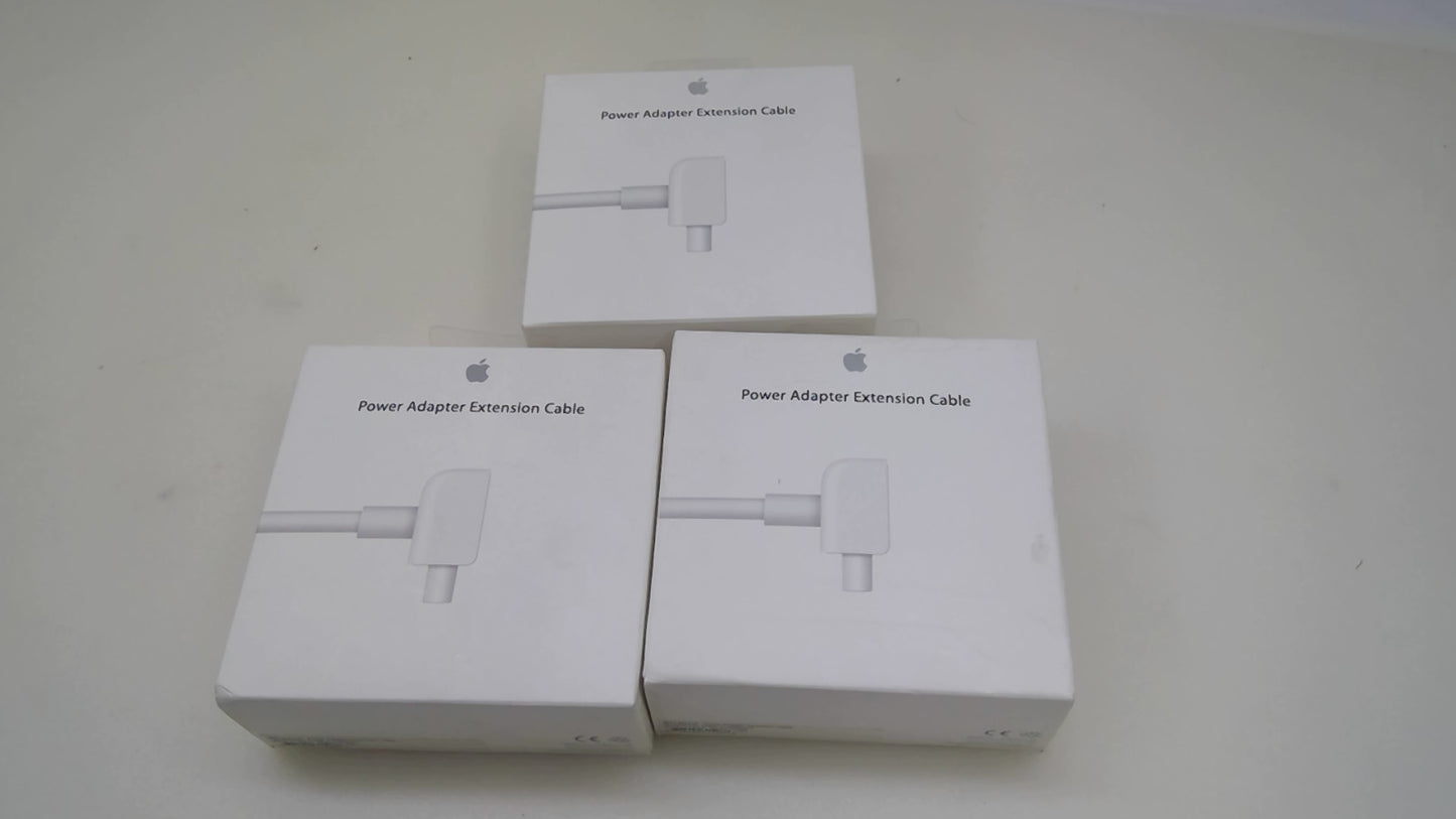 Lot of 3 Genuine Apple MK122LL/A A1689 Power Adapter Extension Cables New Sealed
