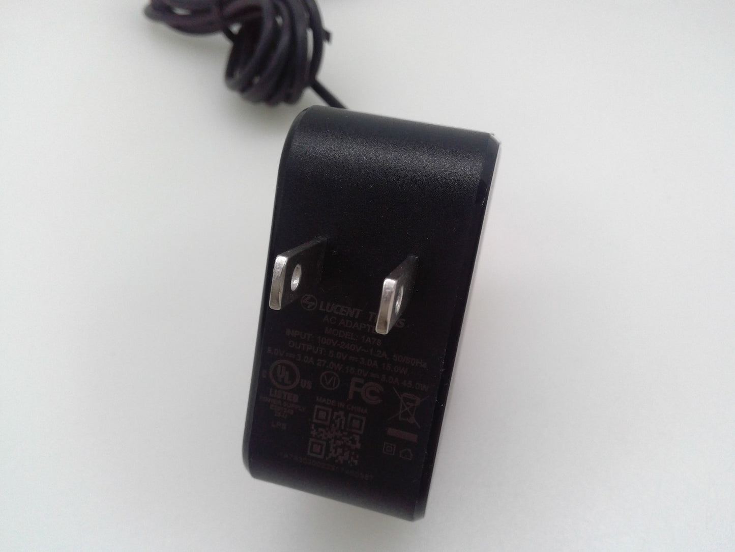 Genuine Lucent Trans USB-C AC Adapter Model 1A78 45W Type C