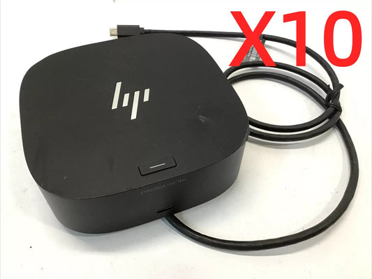 LOT OF 10 HP USB-C Universal Dock Docking Station 5TW10UT HSN-IX02 G5 Black