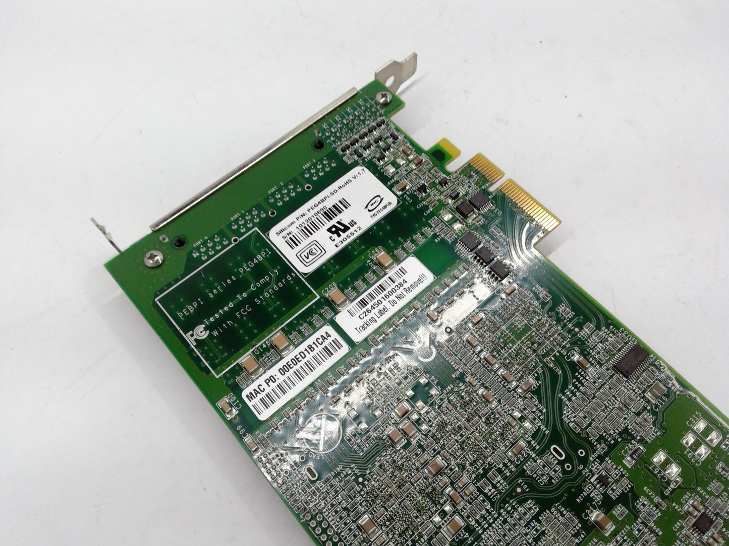 Silicom PEG4BPI-SD 1GbE Quad Port RJ45 Adapter PEG4BPI-SD-ROHS