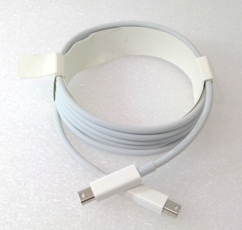 Genuine Apple A1410 Thunderbolt 2 Cable 2M 6.6ft MD861LL/A Male to Male White