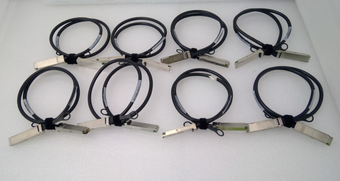 *LOT OF 8 * NetApp 112-00256 Amphenol 1M SAS QSFP to QSFP External Cable