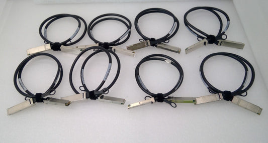 *LOT OF 8 * NetApp 112-00256 Amphenol 1M SAS QSFP to QSFP External Cable