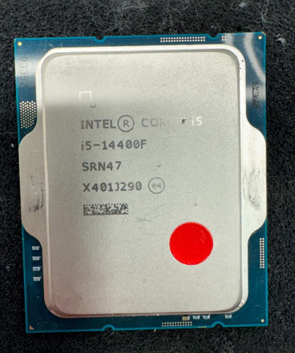 *For Parts Intel Core i5-14400F SRN47 2.5GHz 10-Core Process 16 Threads LGA 1700