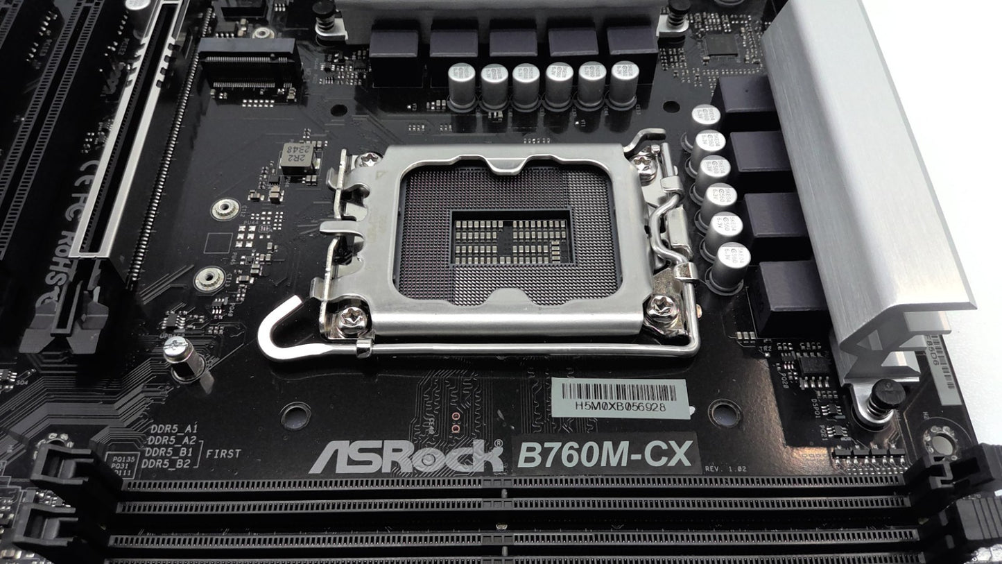 ASRock B760M-CX LGA 1851 micro ATX Intel DDR5 Motherboard