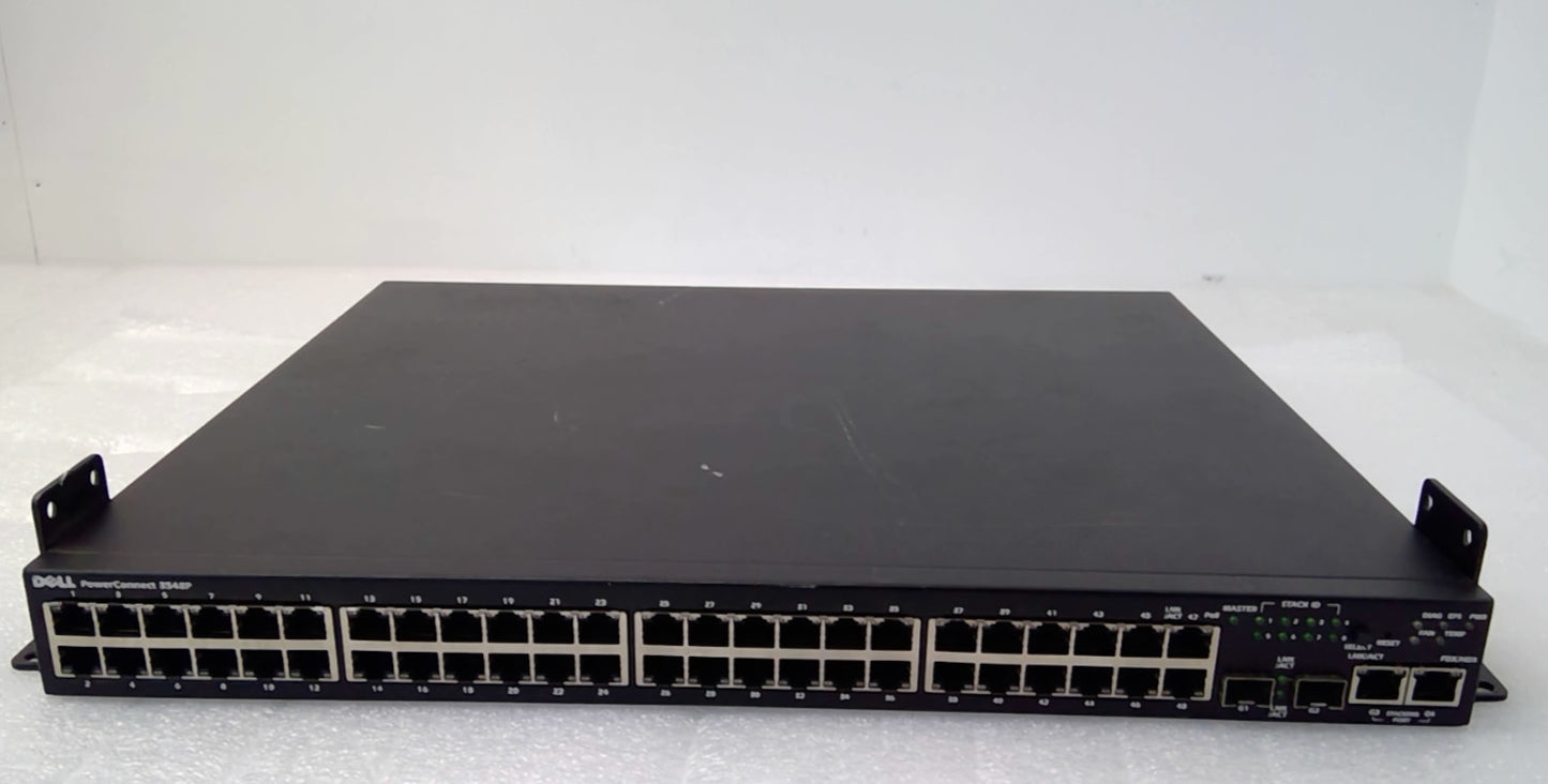Dell PowerConnect 3548P 48-Port Ethernet 2xSFP PoE Network Switch W/POWER CORD
