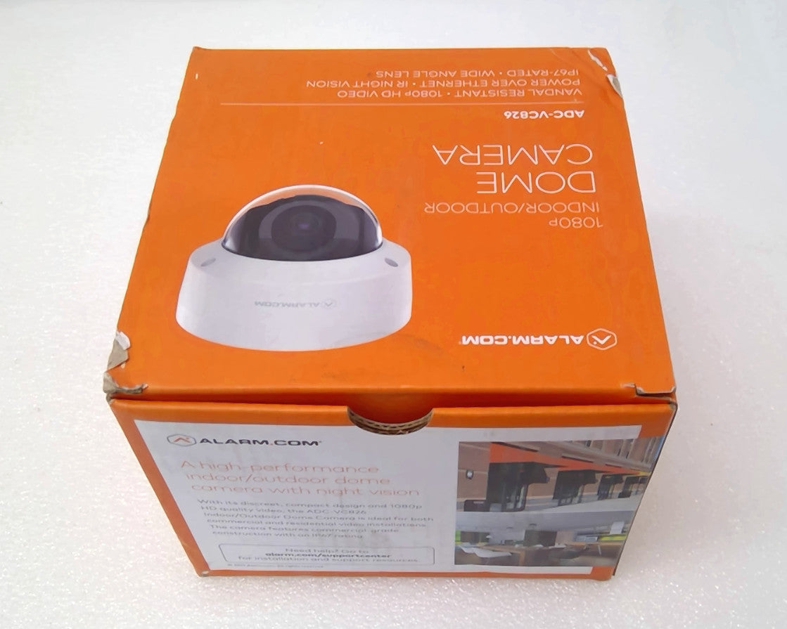 Alarm.com 1080p Indoor/Outdoor Dome PoE Security Camera ADC-VC826