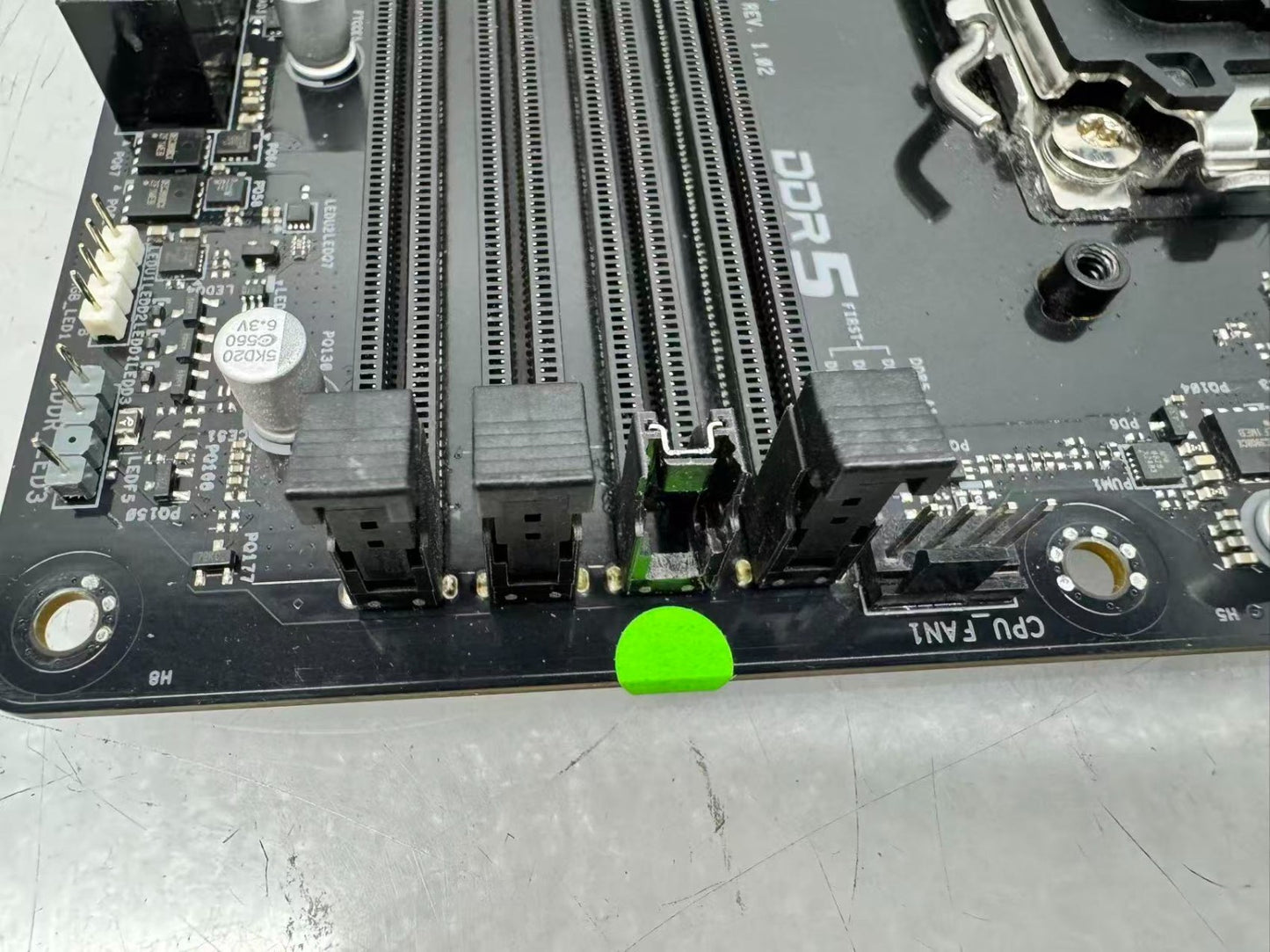 ASRock A620M-C Micro ATX Motherboard DDR5, Missing WIFI Module *Read**