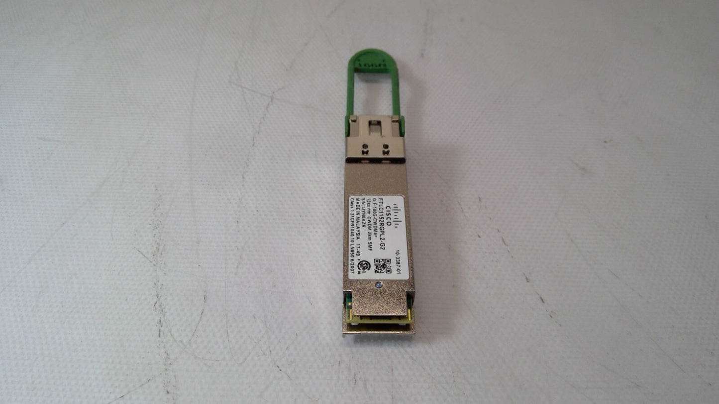 CISCO FTLC1152RGPL2-G2 G-F-100G-CWDM4= 13xx nm CWDM 2km SMF