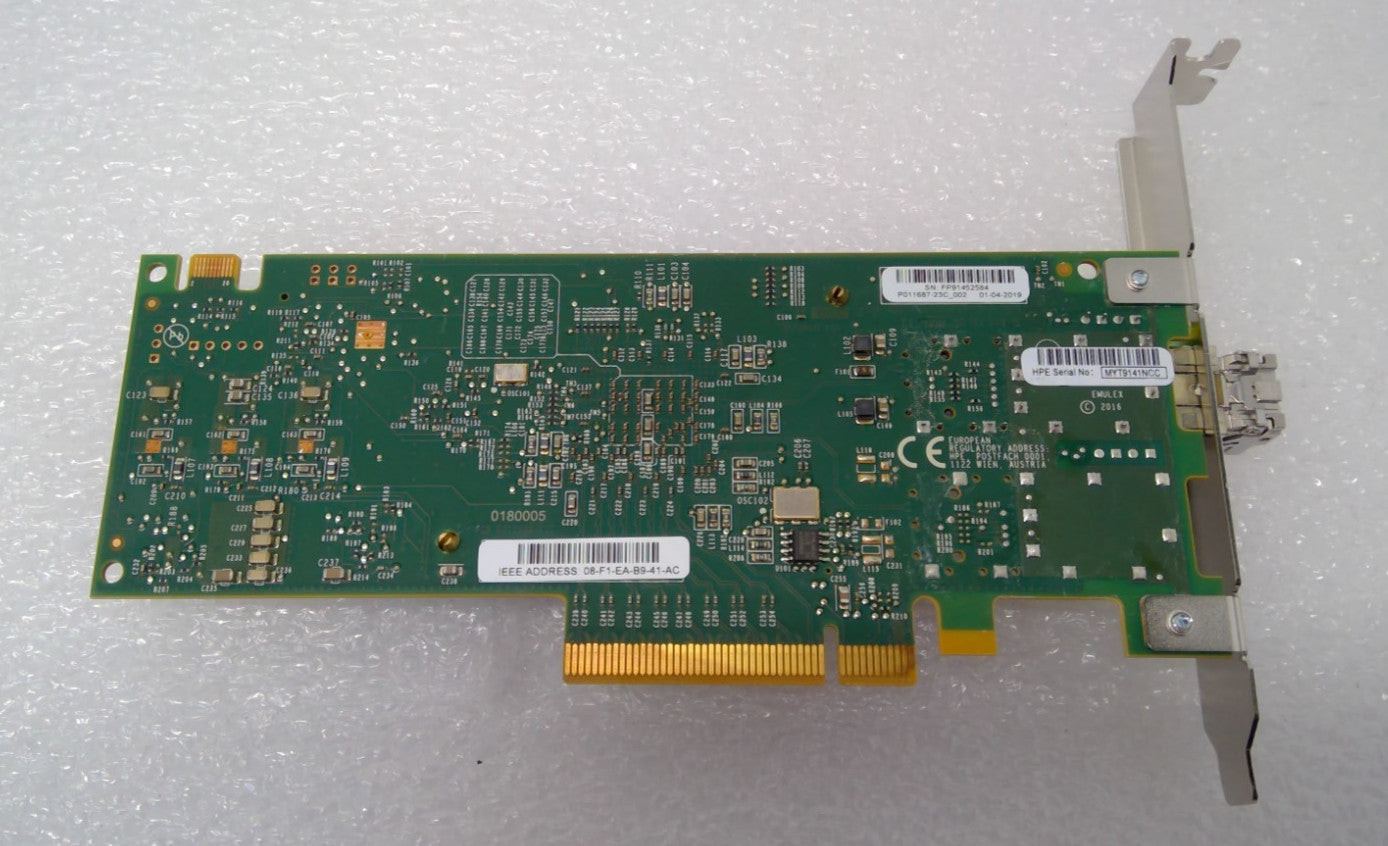 HPE Q0L13A SN1200E 16Gb 1 Port Fibre Channel HBA 870001-001  W/1x16G SFPP