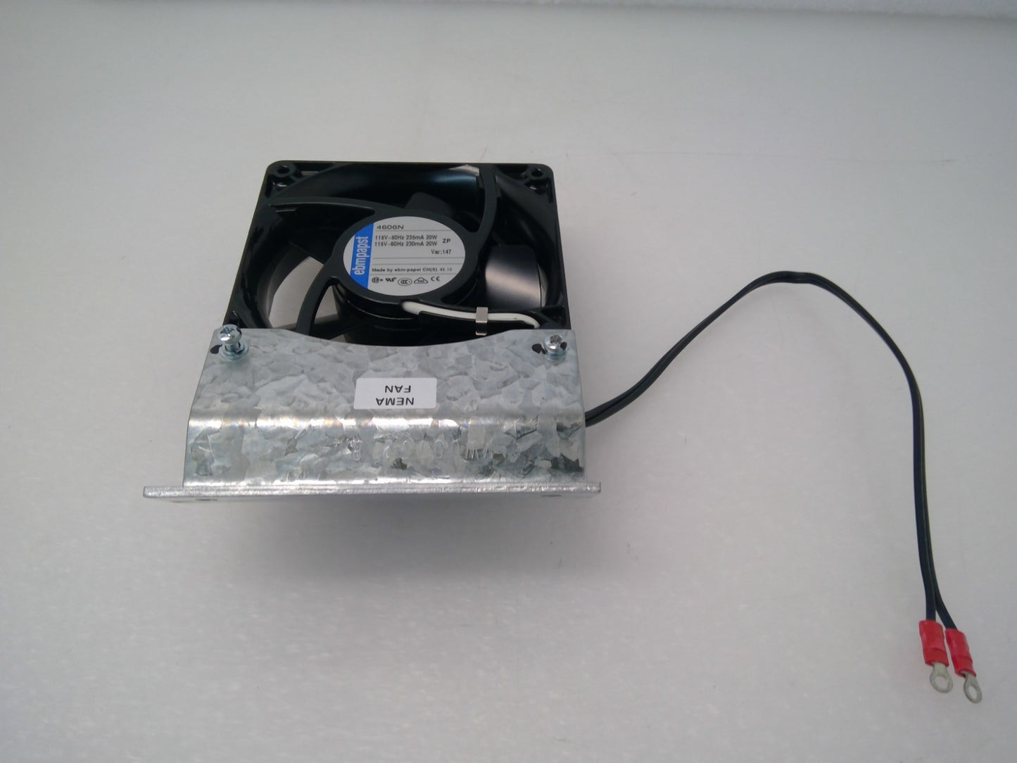 Ebmpapst 4606N 115V 50/60Hz 235mA 20W Electronic Component Fan W/bracket/Cable