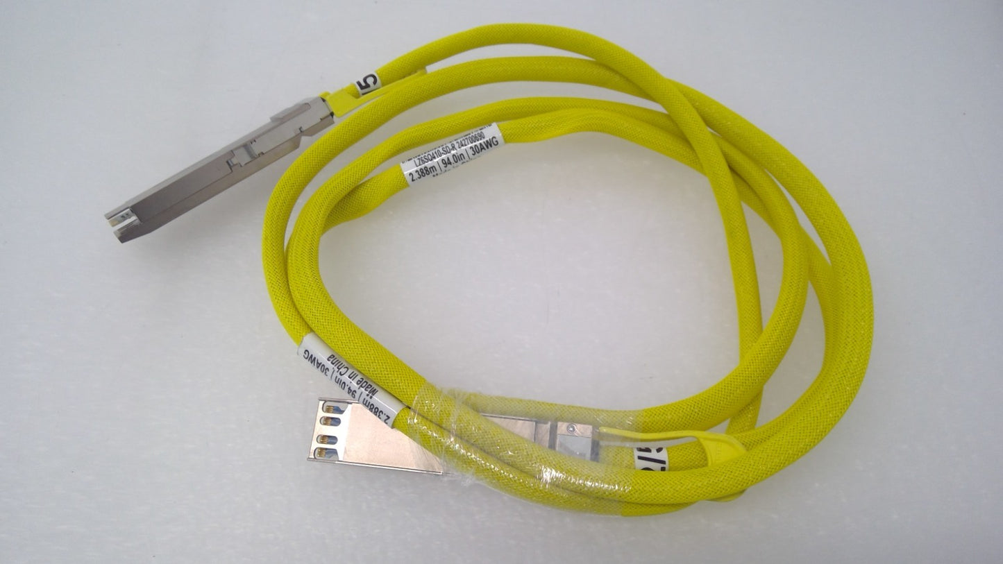 Luxshare 800G OSFP DAC Cable 2.388M 30AWG 1-to-1 LZ6SQ410-SD-R 1155852-03