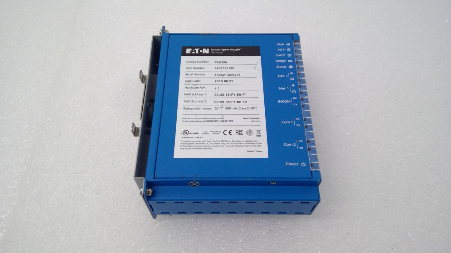 EATON PXG900 POWER XPERT INSIGHT GATEWAY  10210123845 W/Bracket